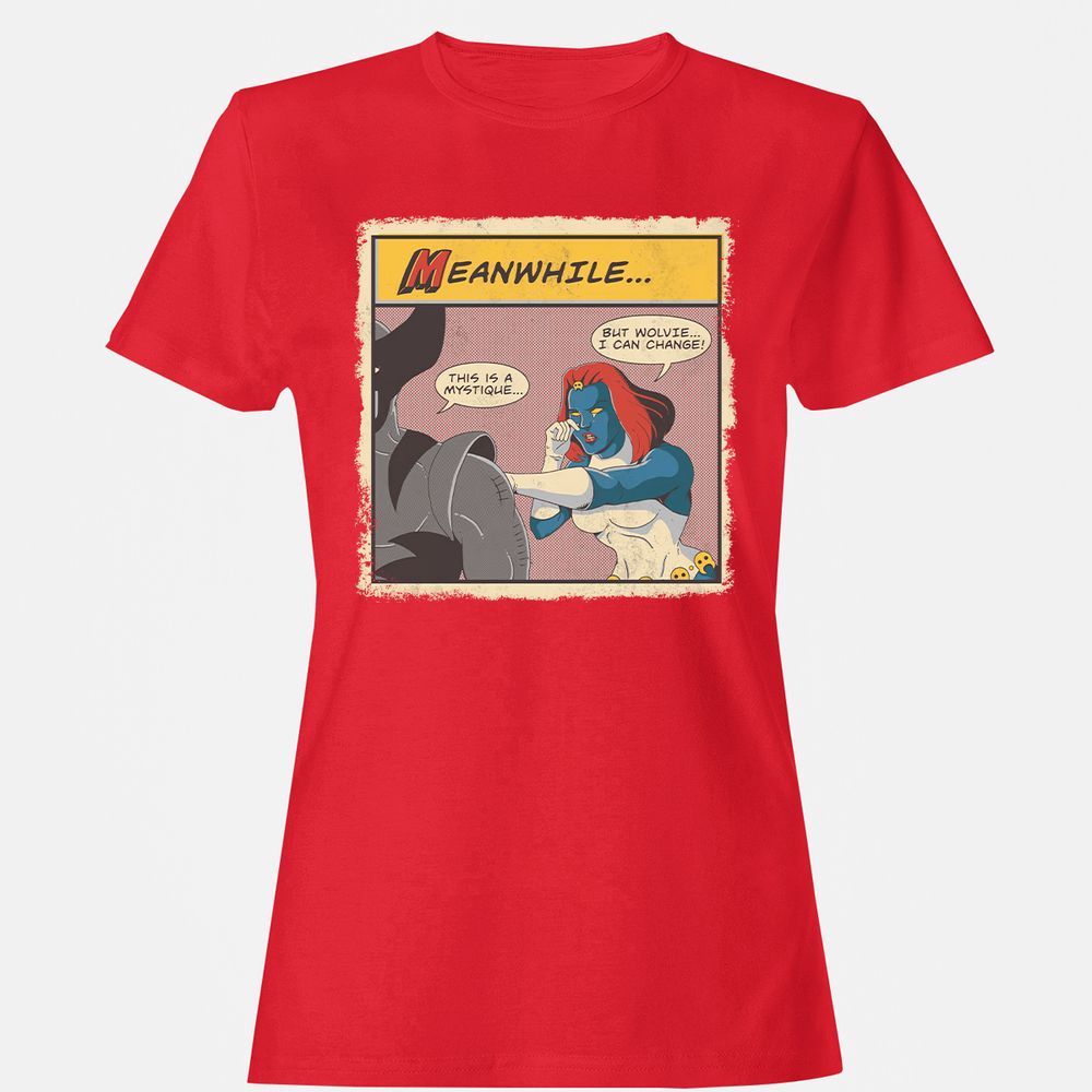 Women's T-Shirt - J946ECBQ - Red - 13