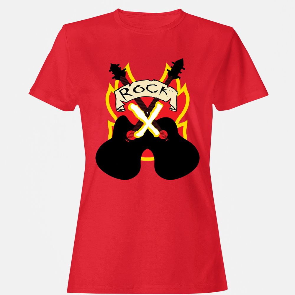 Women's T-Shirt - QHNG6FQM - Red - 13