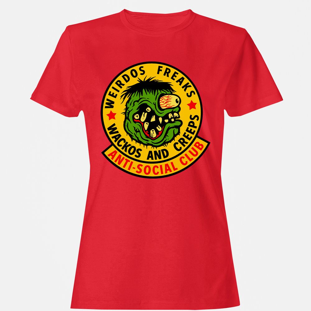 Women's T-Shirt - N8KFRK3Y - Red - 13