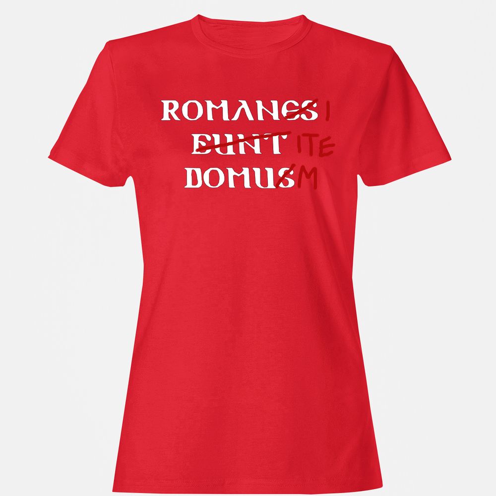 Women's T-Shirt - QRK49174 - Red - 13