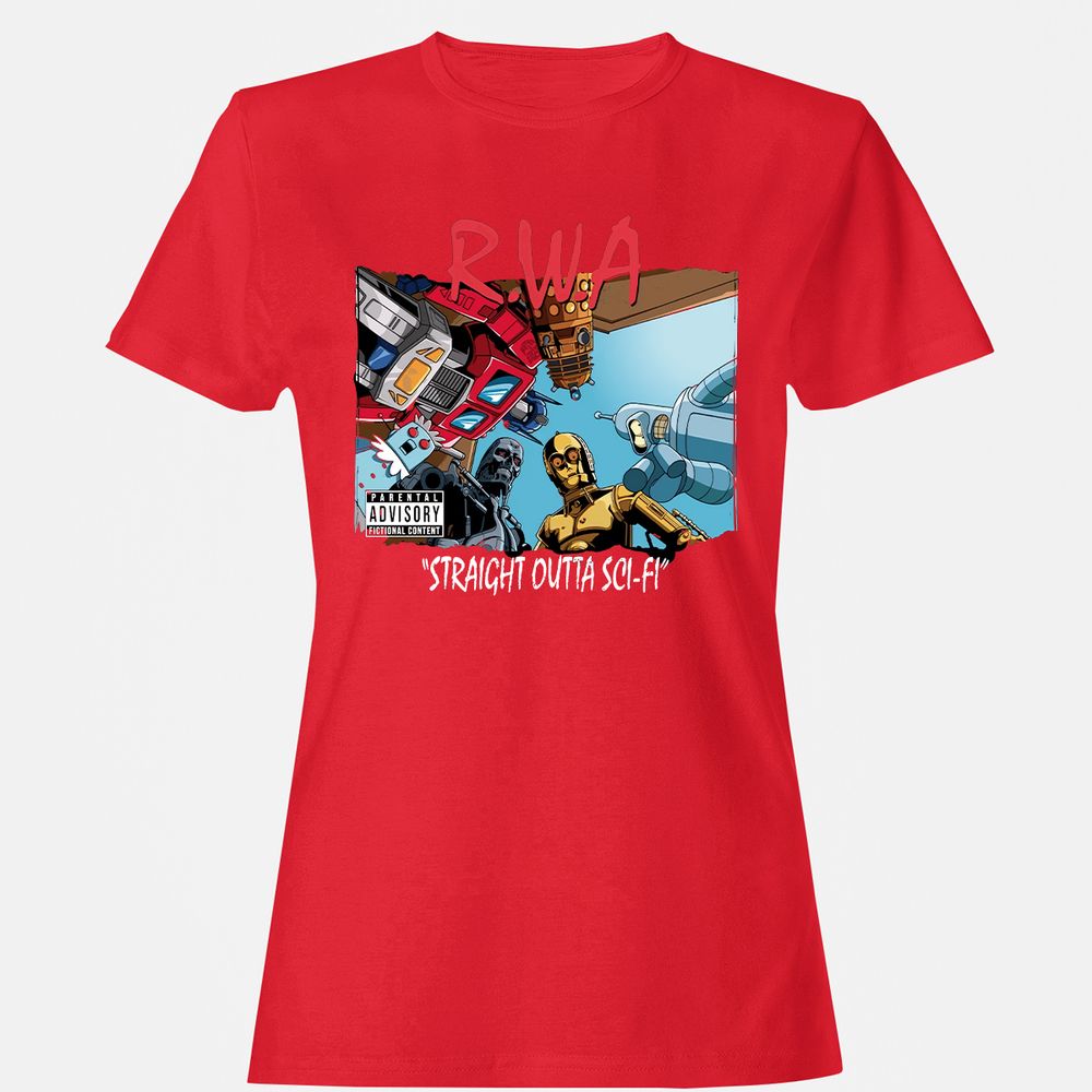 Women's T-Shirt - 9HFRHQR4 - Red - 13