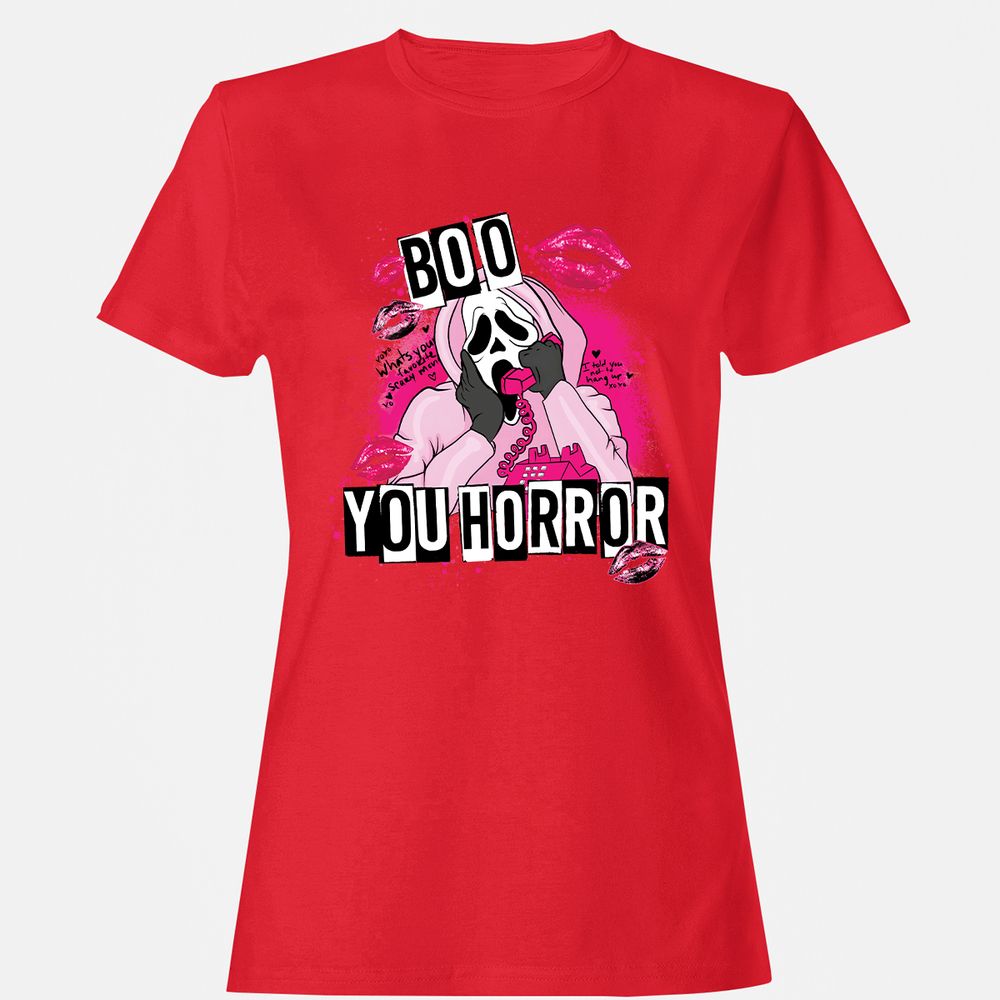 Women's T-Shirt - 4B9X6EFZ - Red - 13