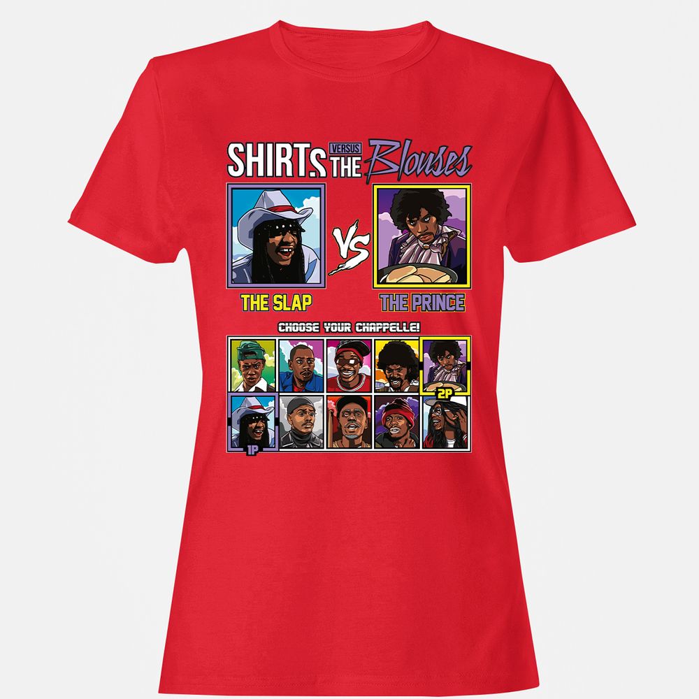 Women's T-Shirt - LVNZ6A3V - Red - 13