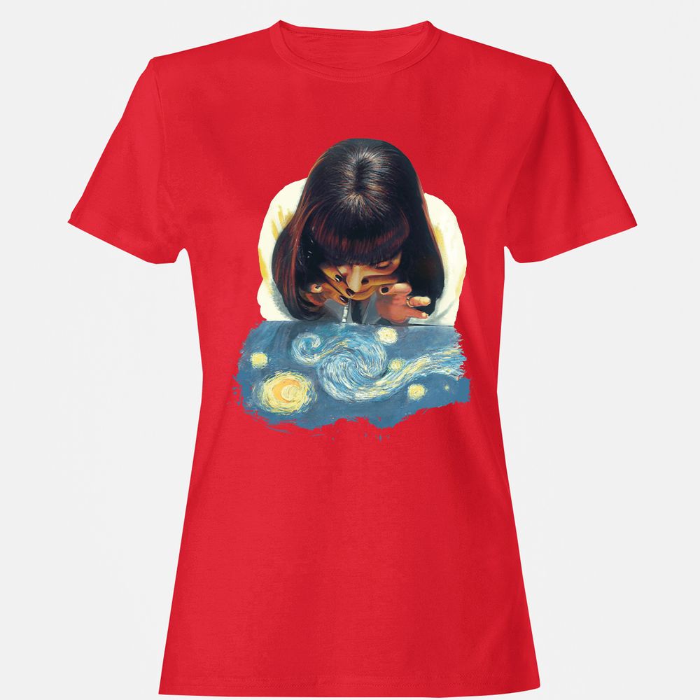 Women's T-Shirt - VEHCSS1V - Red - 13