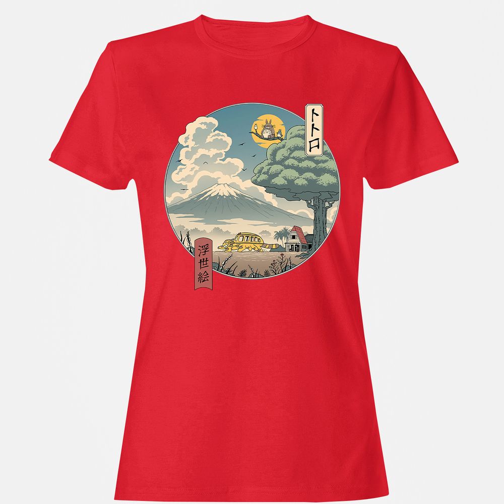 Women's T-Shirt - USME84R5 - Red - 13