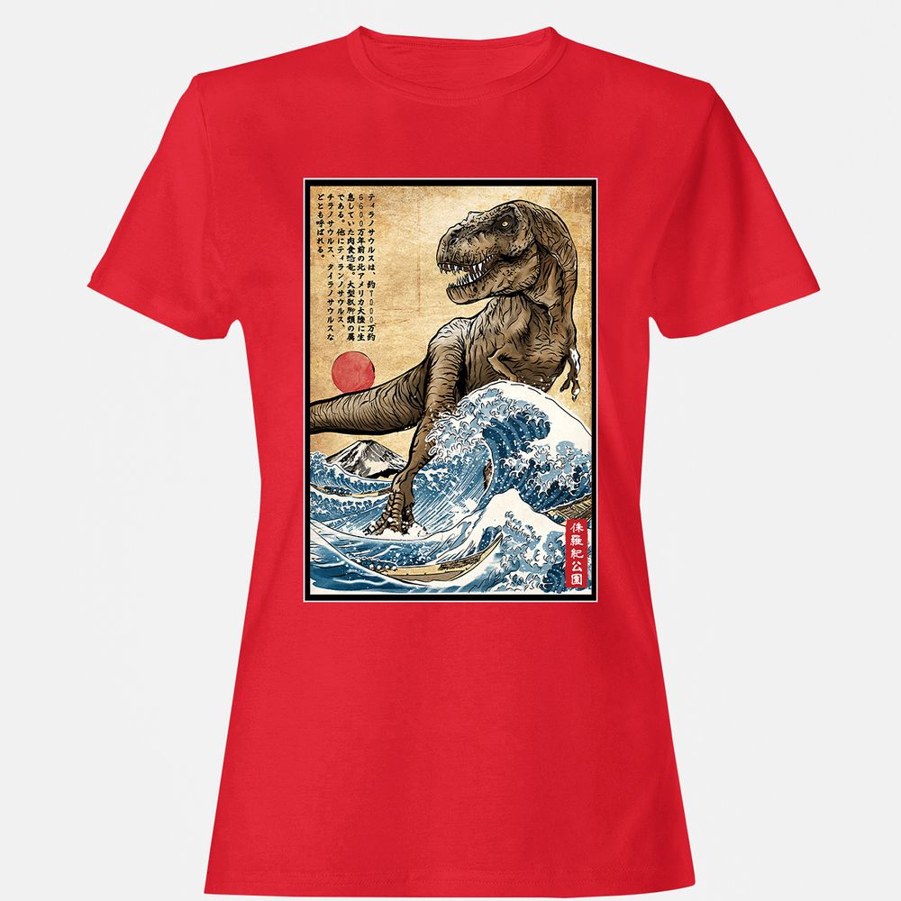 Women's T-Shirt - ZRC2SFSX - Red - 13