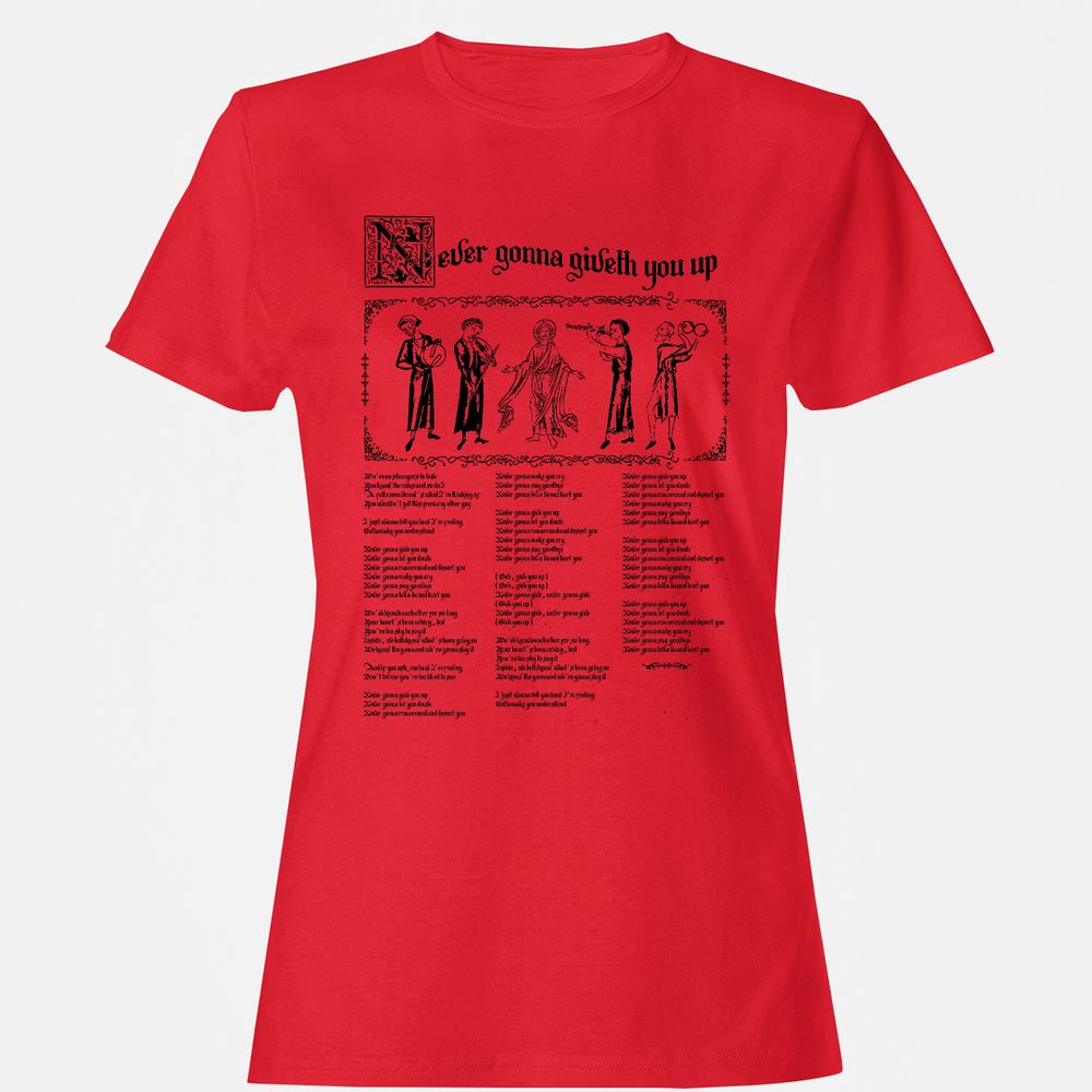 Women's T-Shirt - B94M3EBB - Red - 13