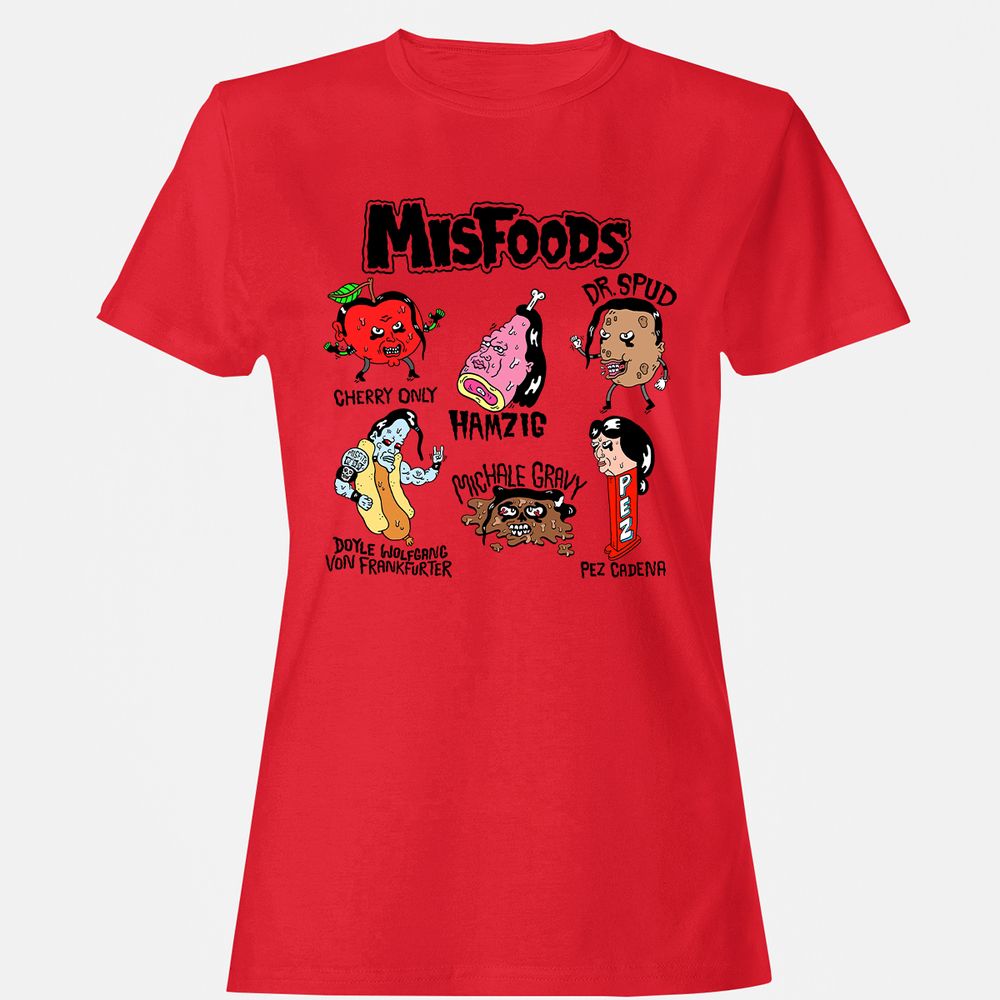 Women's T-Shirt - 9R55D4XT - Red - 13