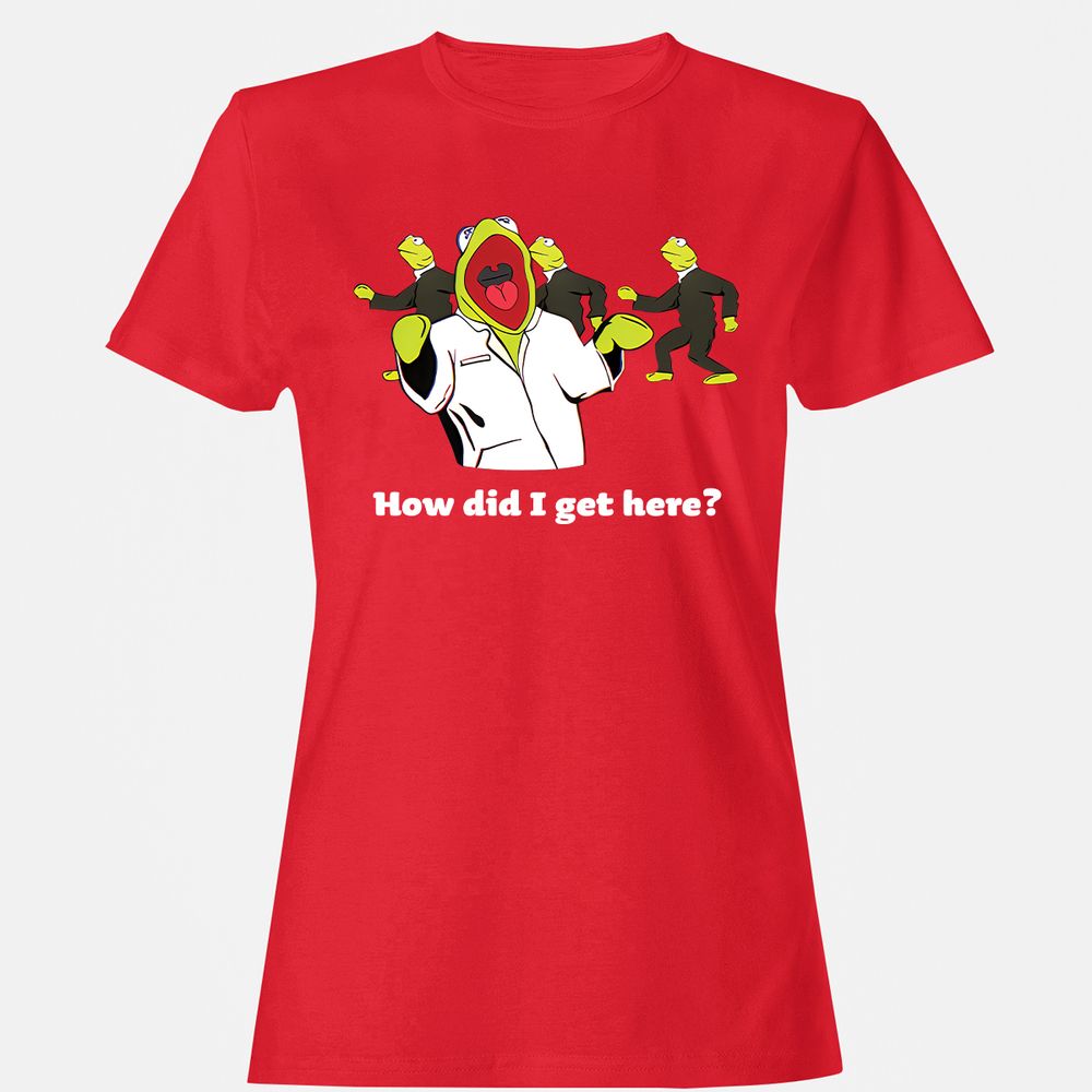 Women's T-Shirt - QVDGB92W - Red - 13