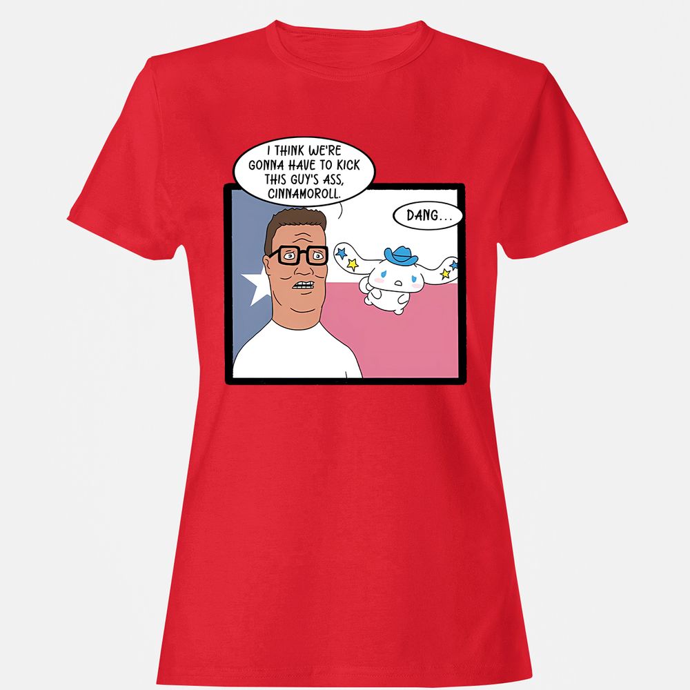 Women's T-Shirt - NUZ1GK4X - Red - 13