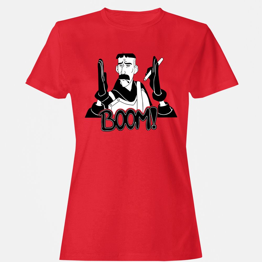Women's T-Shirt - D7N9GNGX - Red - 13