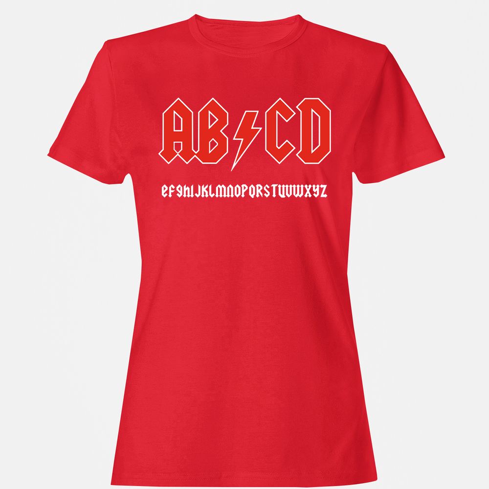 Women's T-Shirt - BEM7BJQF - Red - 13