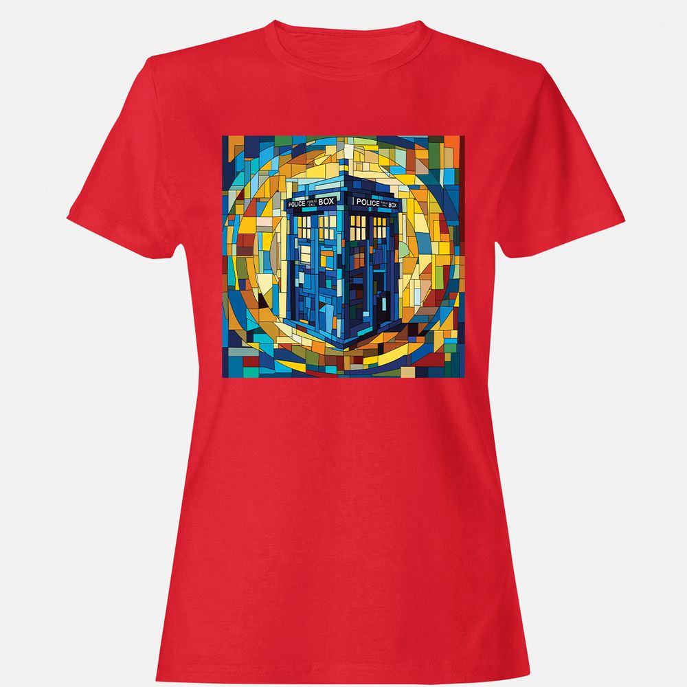 Women's T-Shirt - 98N7R2V2 - Red - 13