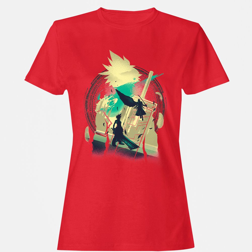 Women's T-Shirt - RLKQPBRR - Red - 13