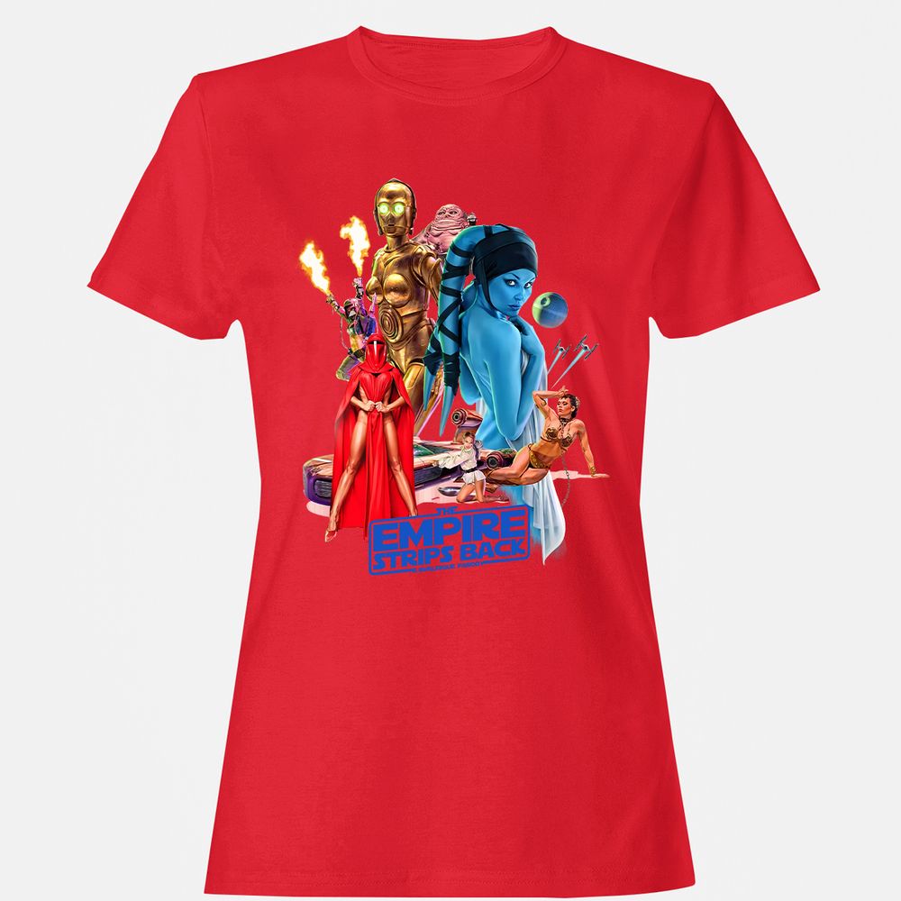 Women's T-Shirt - XTF8ED5G - Red - 13