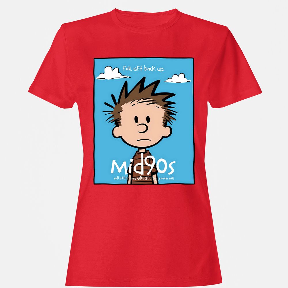 Women's T-Shirt - B248A5DZ - Red - 13