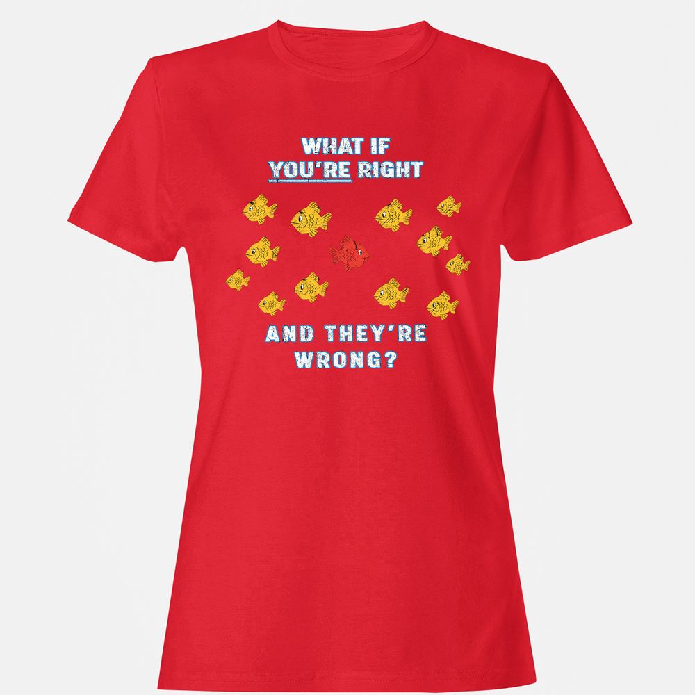 Women's T-Shirt - 6ZPULA2J - Red - 13