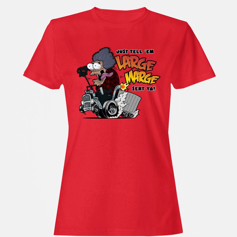 Women's T-Shirt - YK9JNHU8 - Red - 13