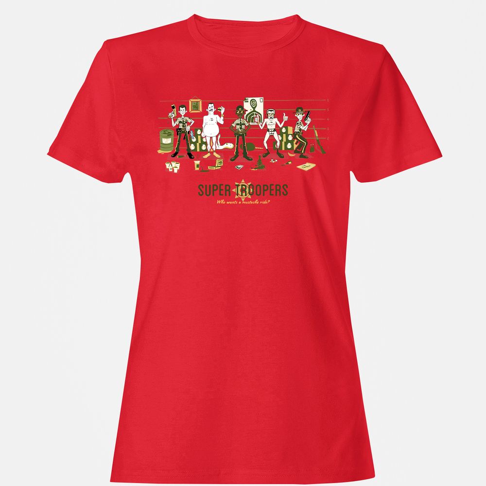 Women's T-Shirt - 3D8UY2FF - Red - 13