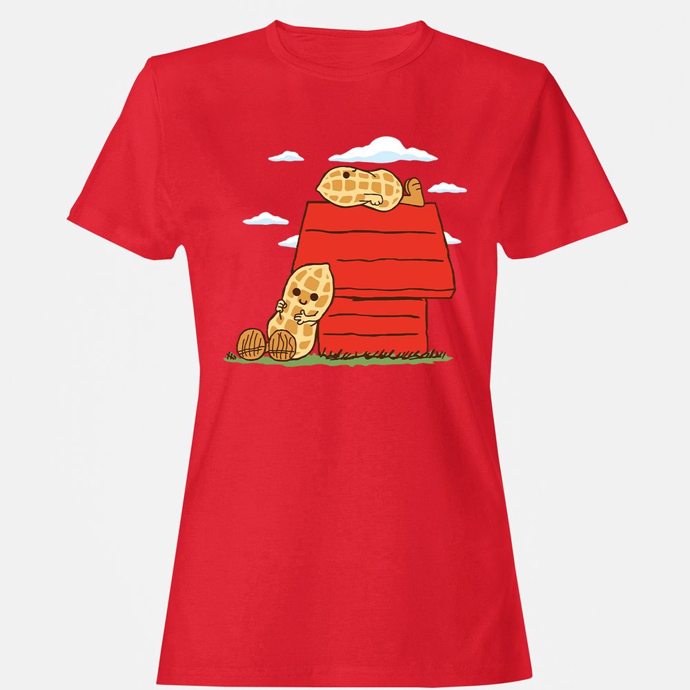Women's T-Shirt - XEQ71A1K - Red - 13