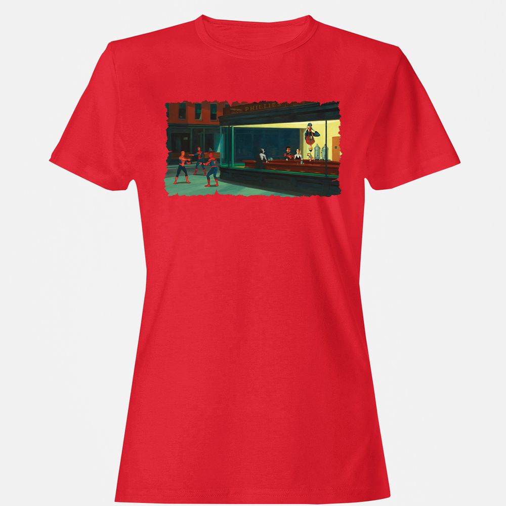 Women's T-Shirt - 3CV5GW8K - Red - 13