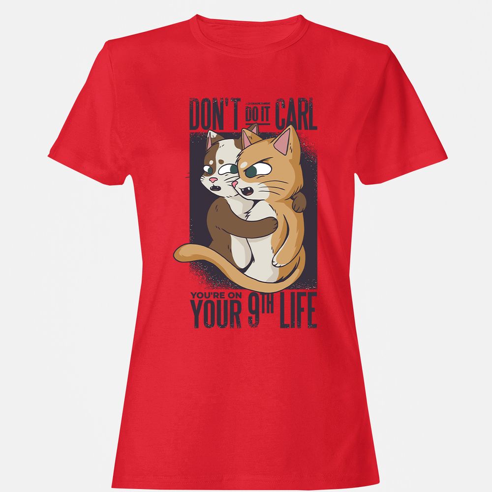 Women's T-Shirt - JQX3FYRP - Red - 13