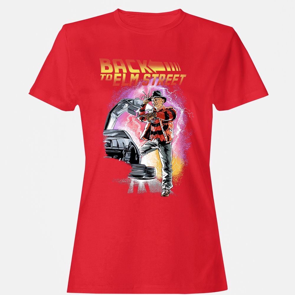 Women's T-Shirt - QHMZM2EE - Red - 13