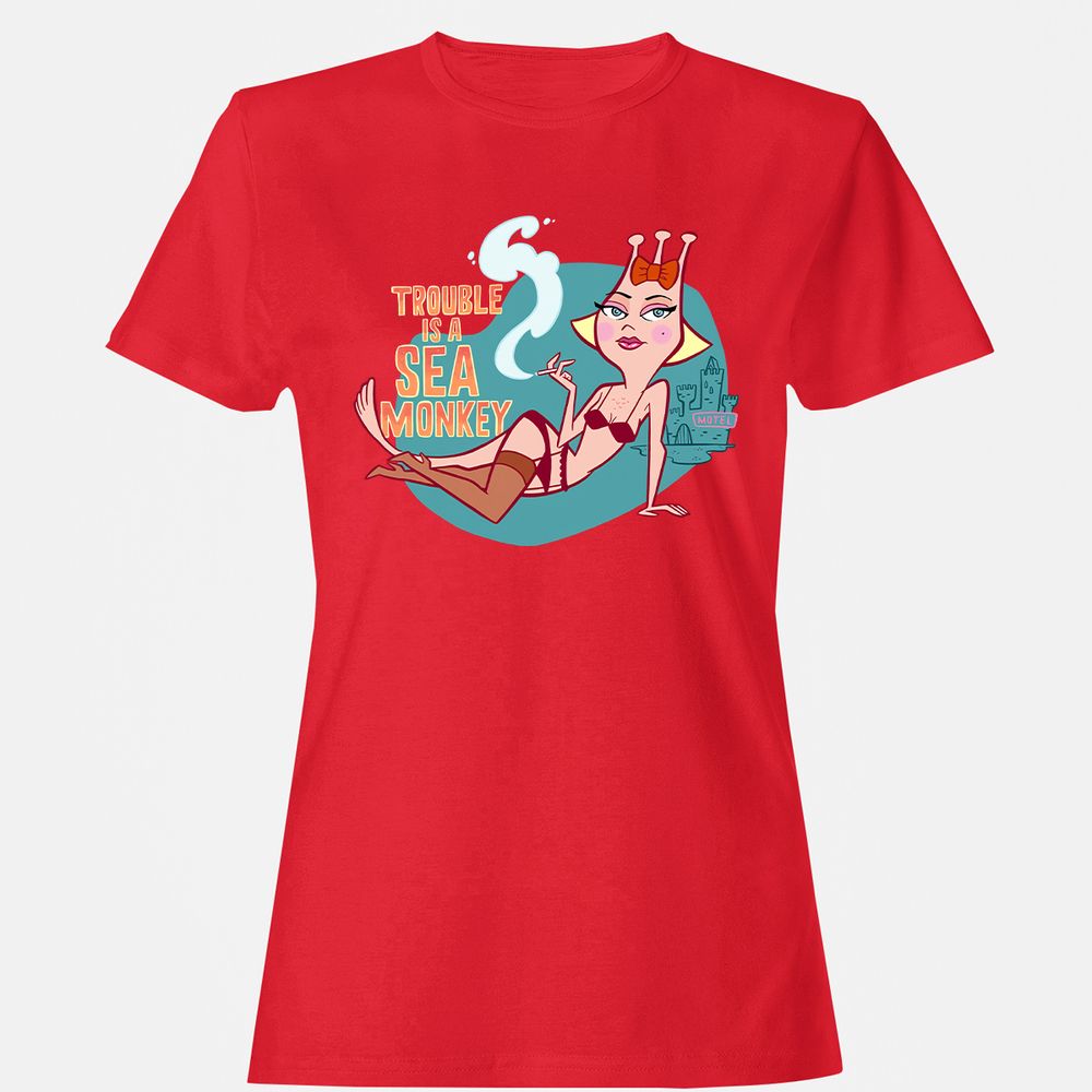Women's T-Shirt - 9RL5BVJ6 - Red - 13