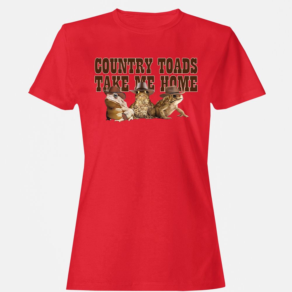 Country Toads Take Me Home - Red - 13