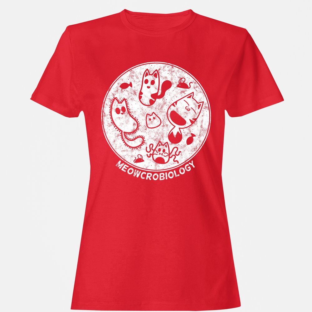 Women's T-Shirt - KJ65BDQJ - Red - 13