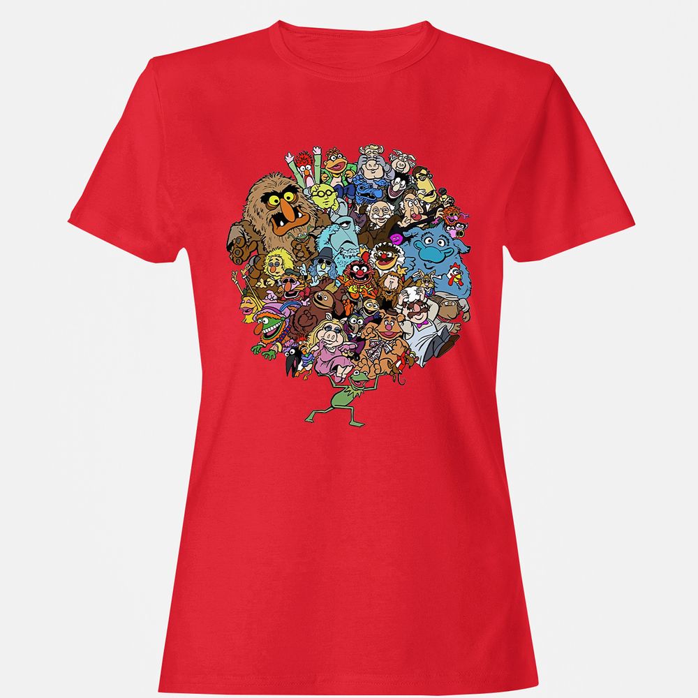 Women's T-Shirt - 4V6SHPYQ - Red - 13