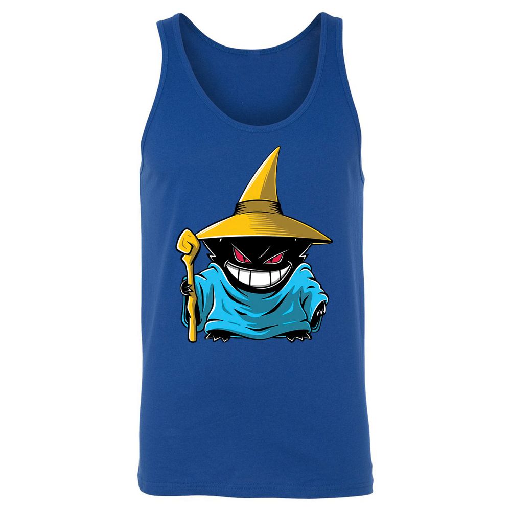 Unisex Jersey Tank - Black - True Royal - 13
