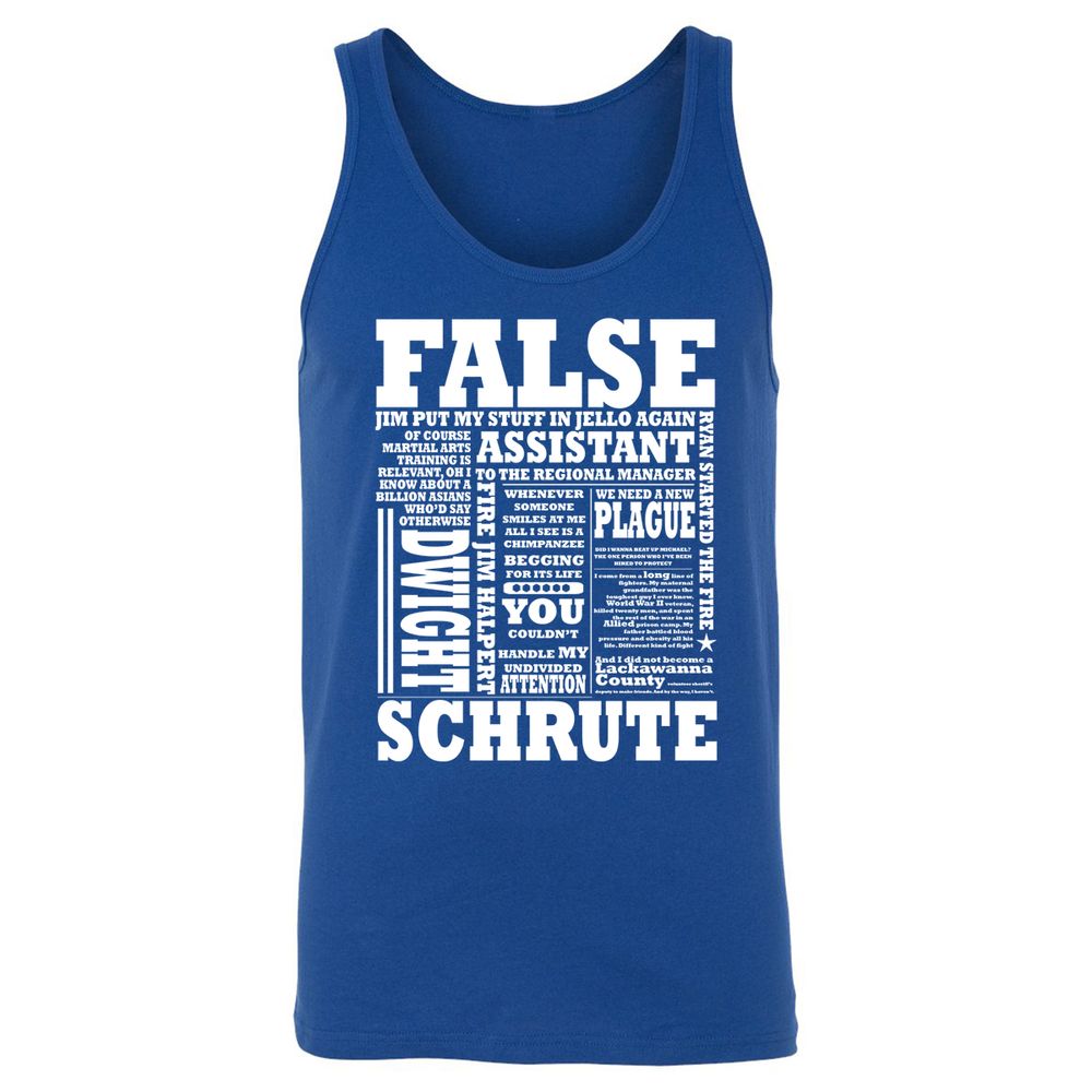Unisex Jersey Tank - R4FCHQ5N - True Royal - 13