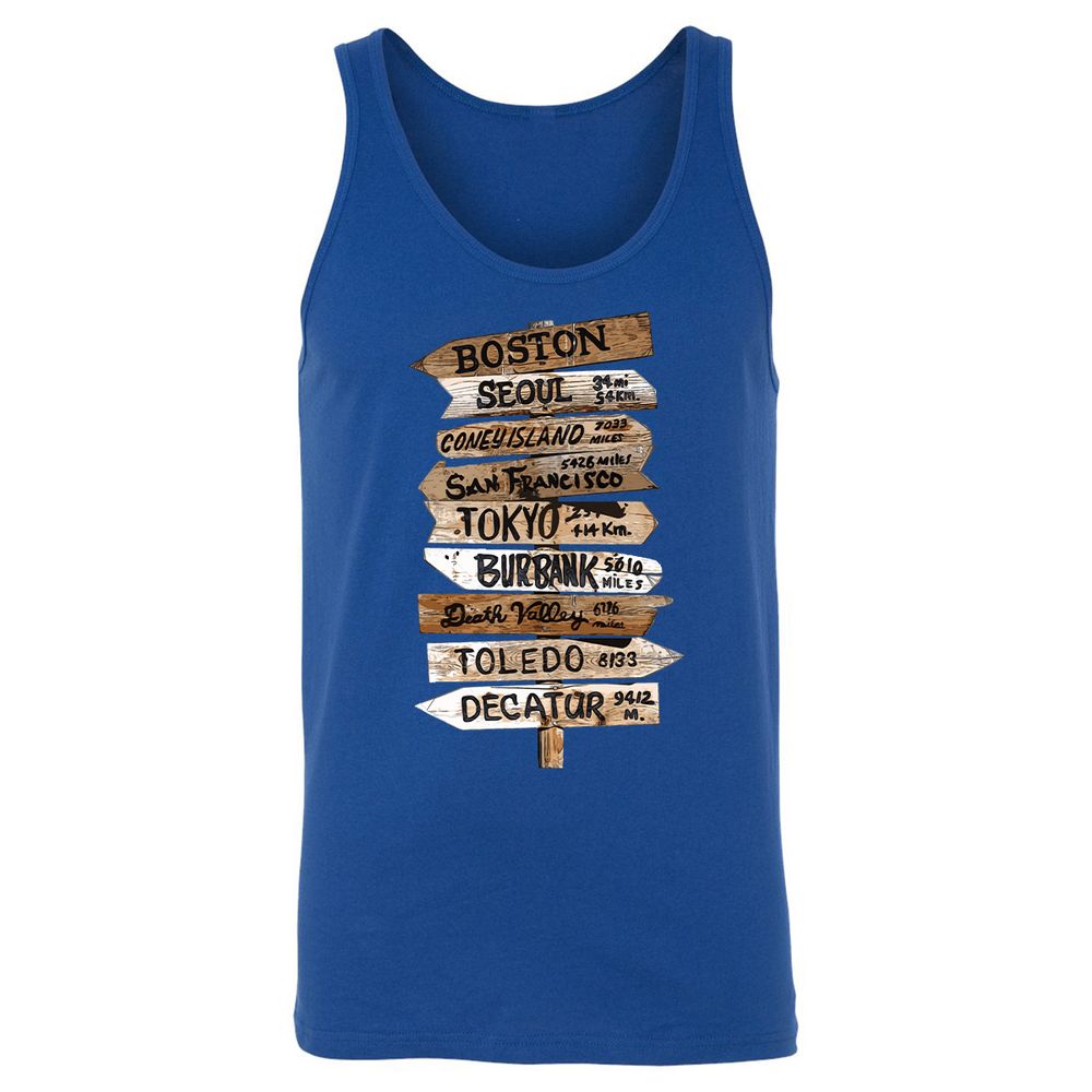 Unisex Jersey Tank - HEQ2X5LN - True Royal - 13
