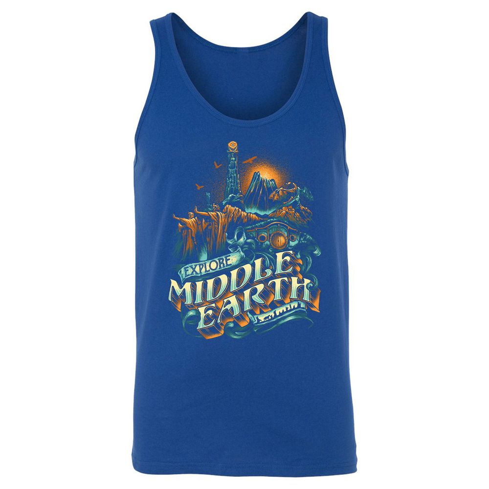 Unisex Jersey Tank - K9TESPDS - True Royal - 13