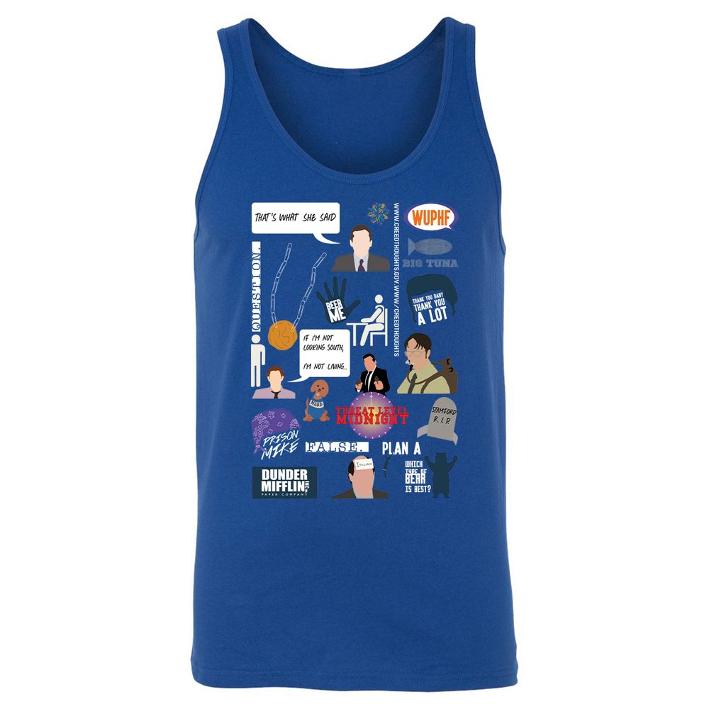 Unisex Jersey Tank - 7S4DZV6B - True Royal - 13
