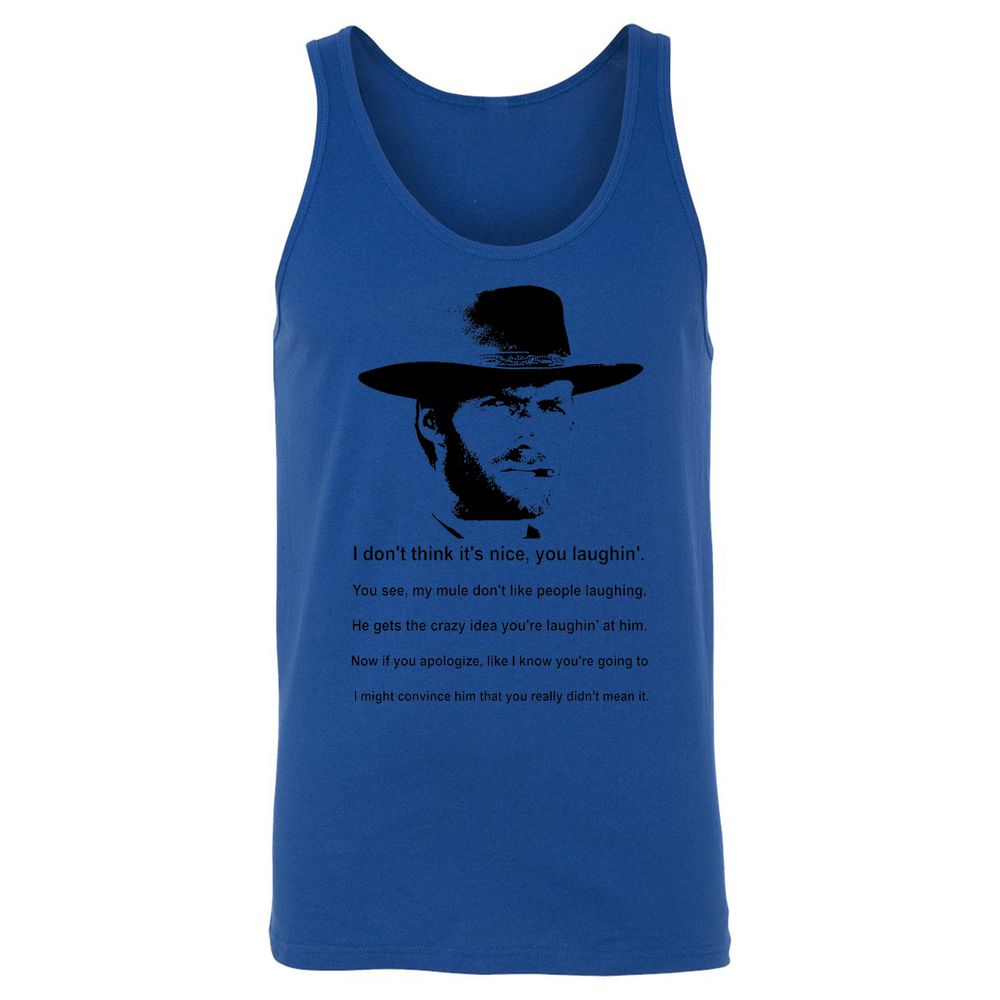 Clint Eastwood Mule Quote - True Royal - 13
