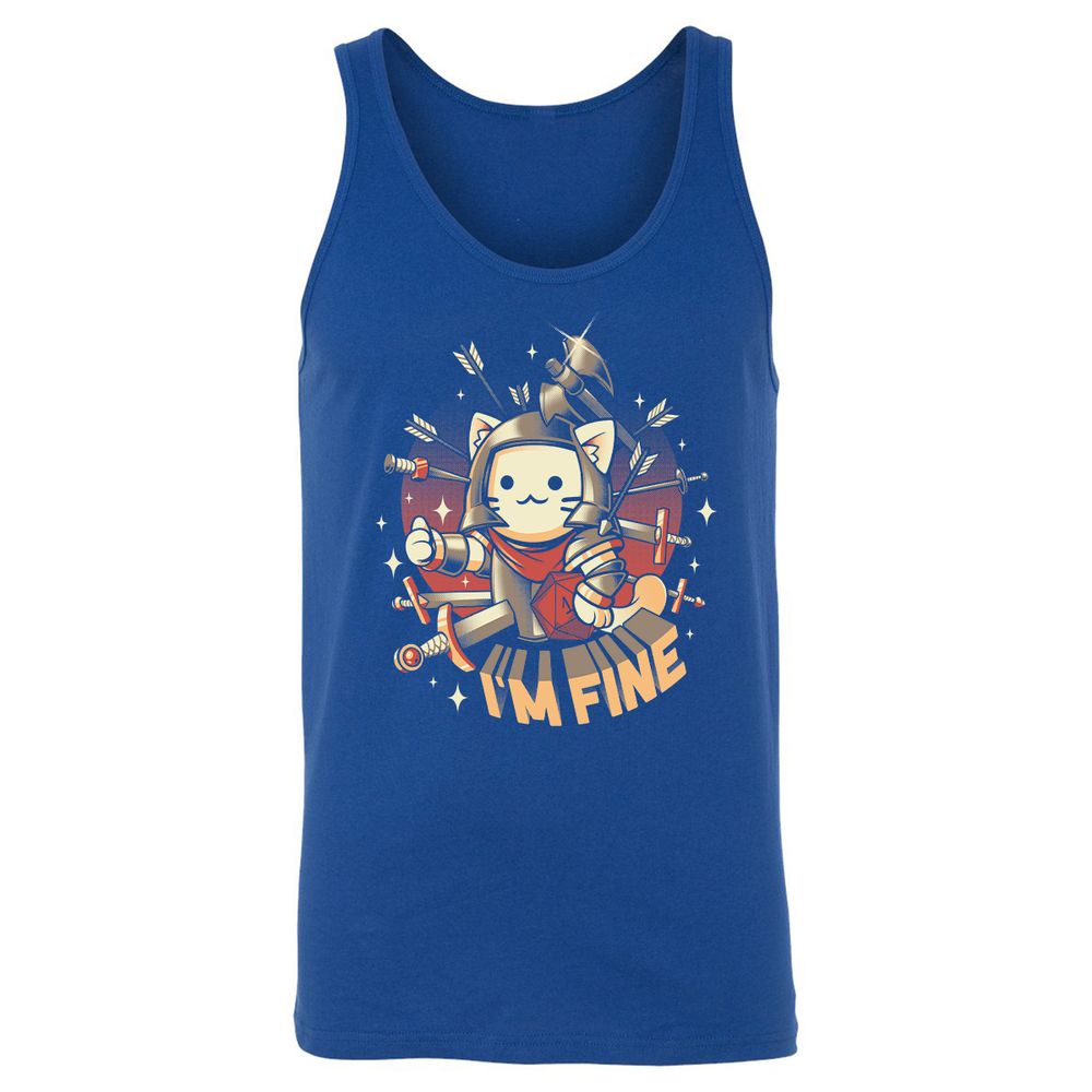 Unisex Jersey Tank - MPU1FGDU - True Royal - 13