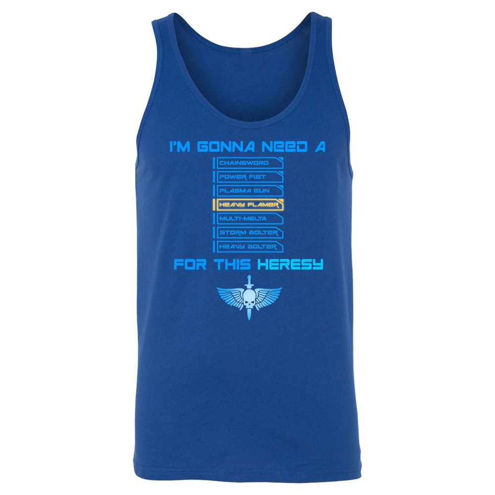 Unisex Jersey Tank - PQJE39VE - True Royal - 13