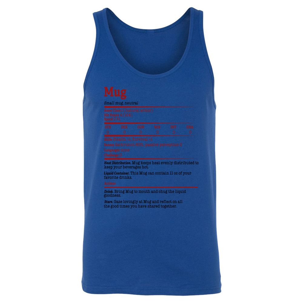 Unisex Jersey Tank - ACDTMKTC - True Royal - 13
