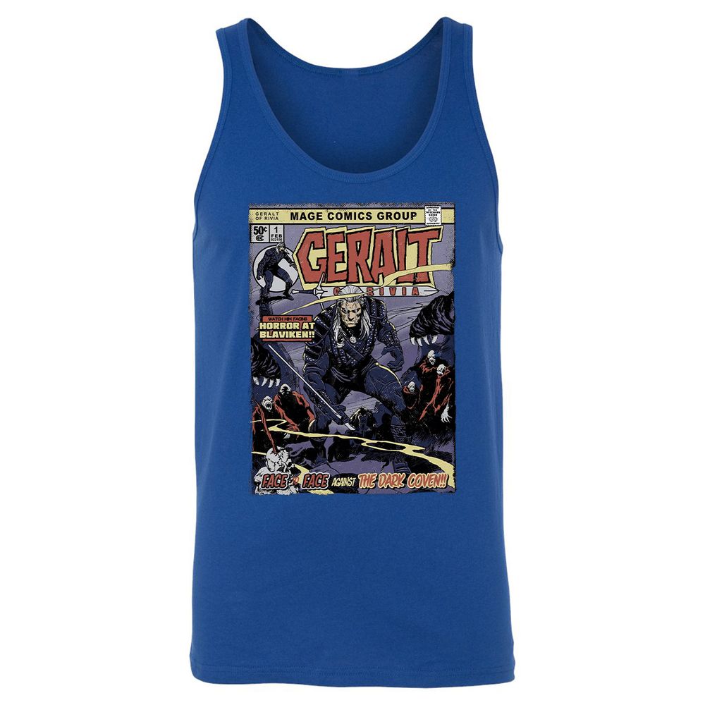 Unisex Jersey Tank - UD9VZRKG - True Royal - 13