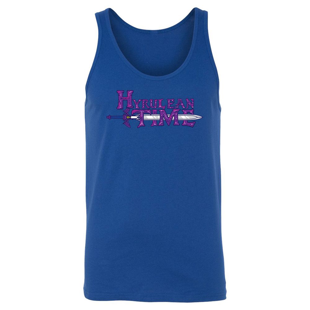 Unisex Jersey Tank - White - True Royal - 13