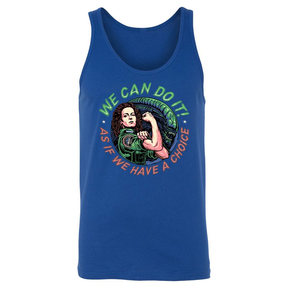 Unisex Jersey Tank - QUEW3UMF - True Royal - 13