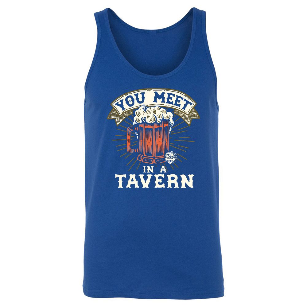 Unisex Jersey Tank - 383DFVEP - True Royal - 13