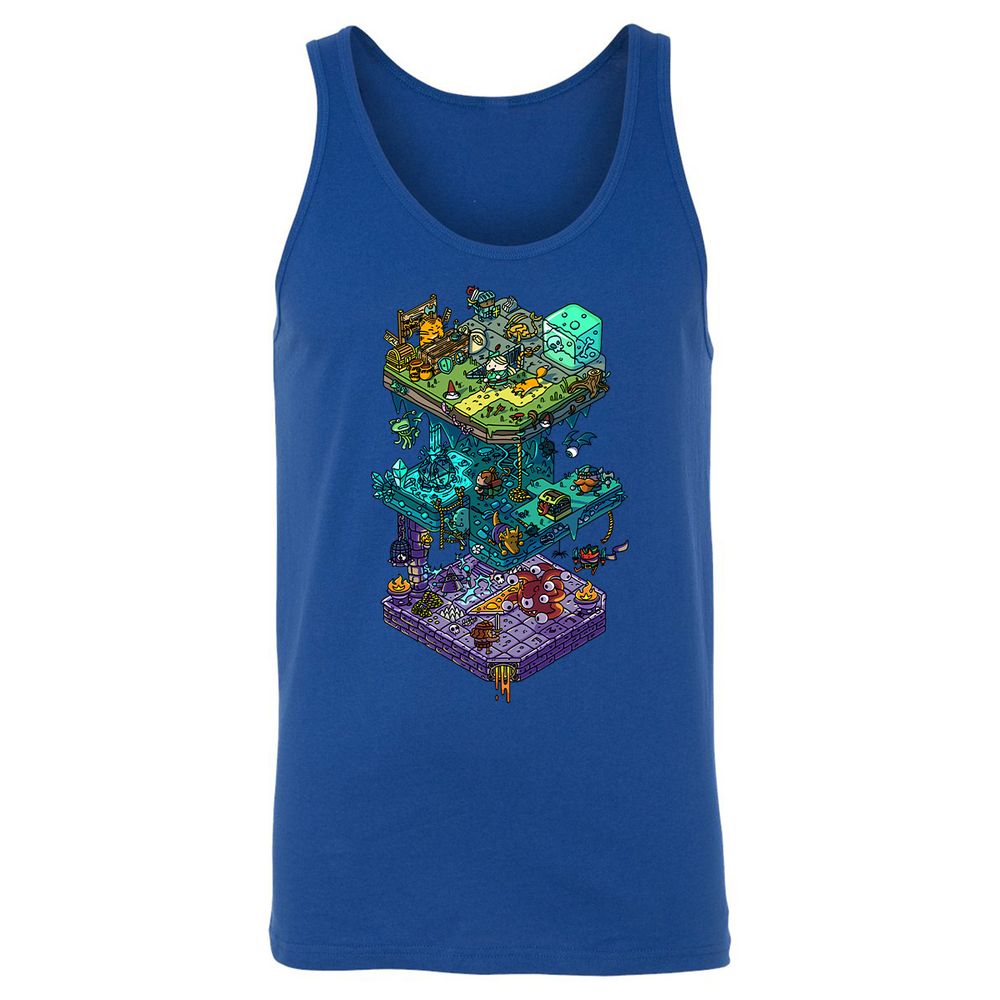 Unisex Jersey Tank - QCRRYWCL - True Royal - 13