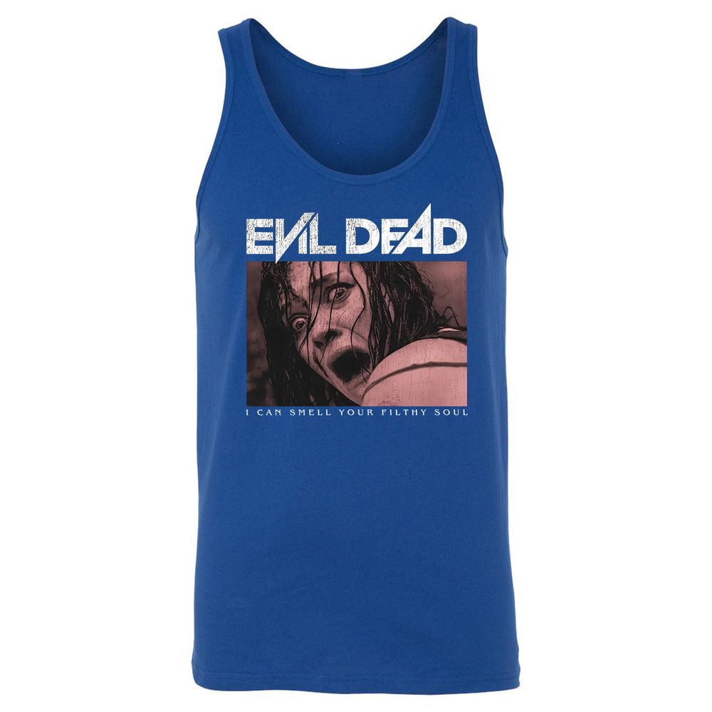Unisex Jersey Tank - Black - True Royal - 13