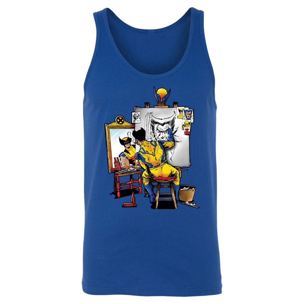 Unisex Jersey Tank - WDYBLAJN - True Royal - 13