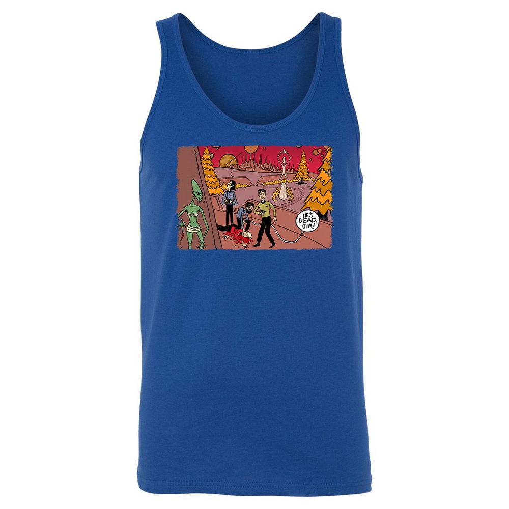 Unisex Jersey Tank - D4CBZUDT - True Royal - 13