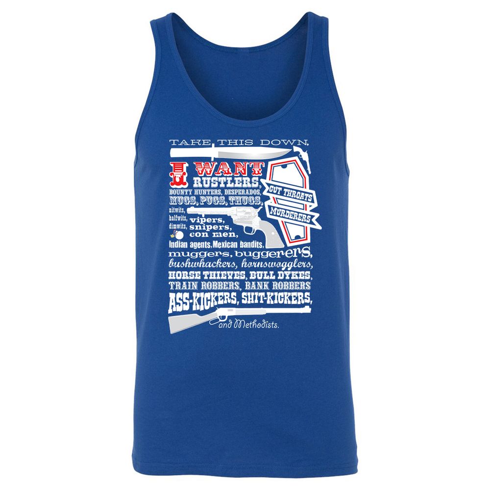 Unisex Jersey Tank - UMA6XXYF - True Royal - 13