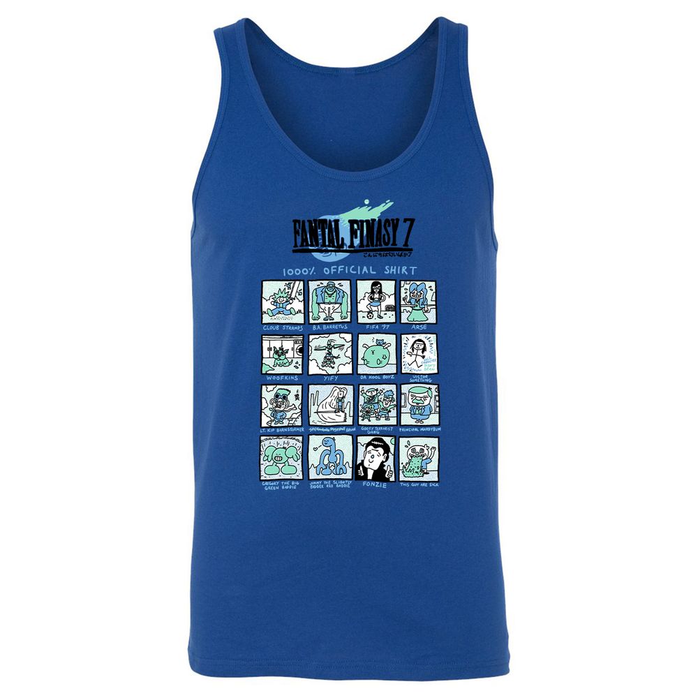 Unisex Jersey Tank - QYC28MB3 - True Royal - 13